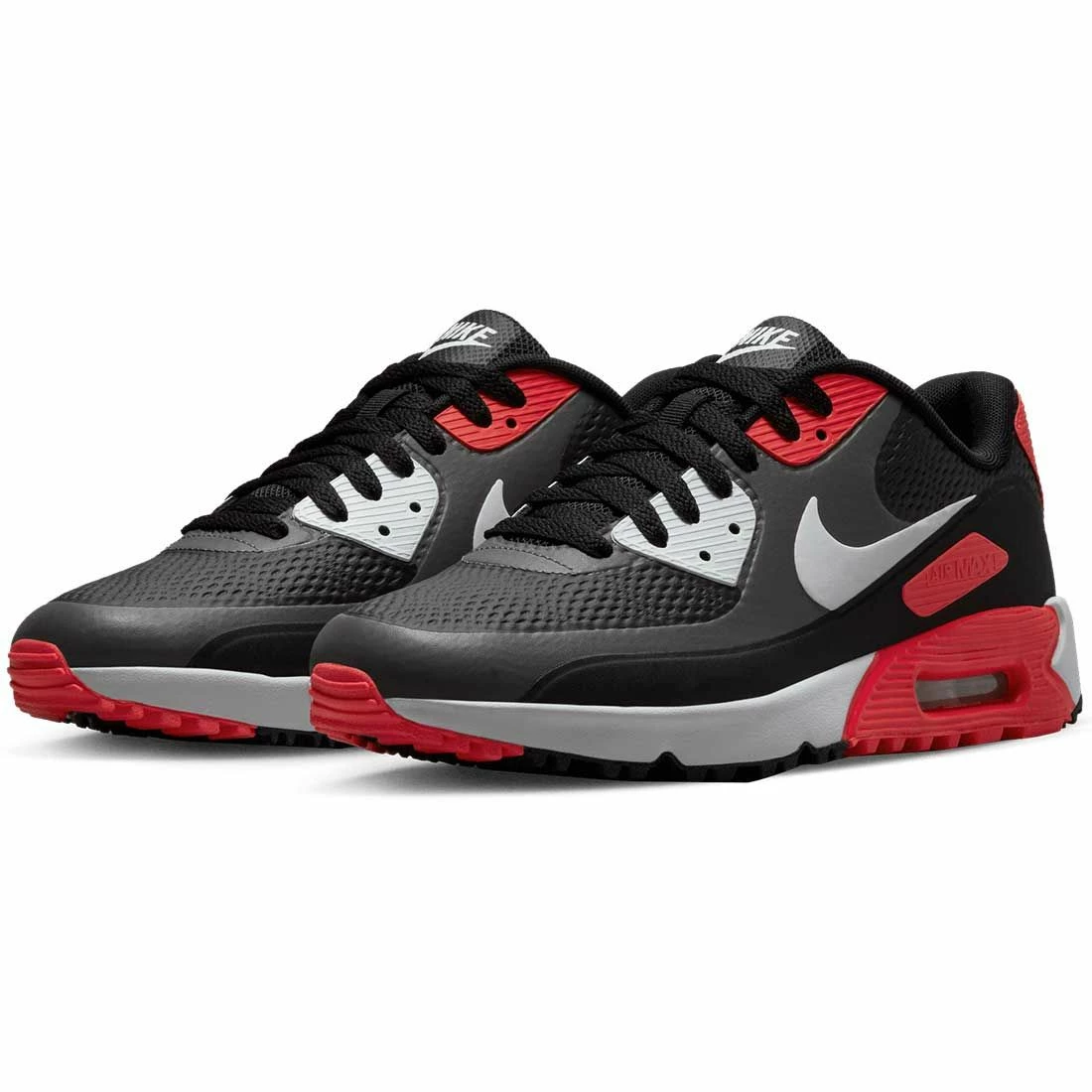 Nike Air Max 90 G Golf Shoes Iron Grey/White/Black/Infared 3 Nike Air Max 90 G Golf Shoes Iron Grey/White/Black/Infared - Image 3
