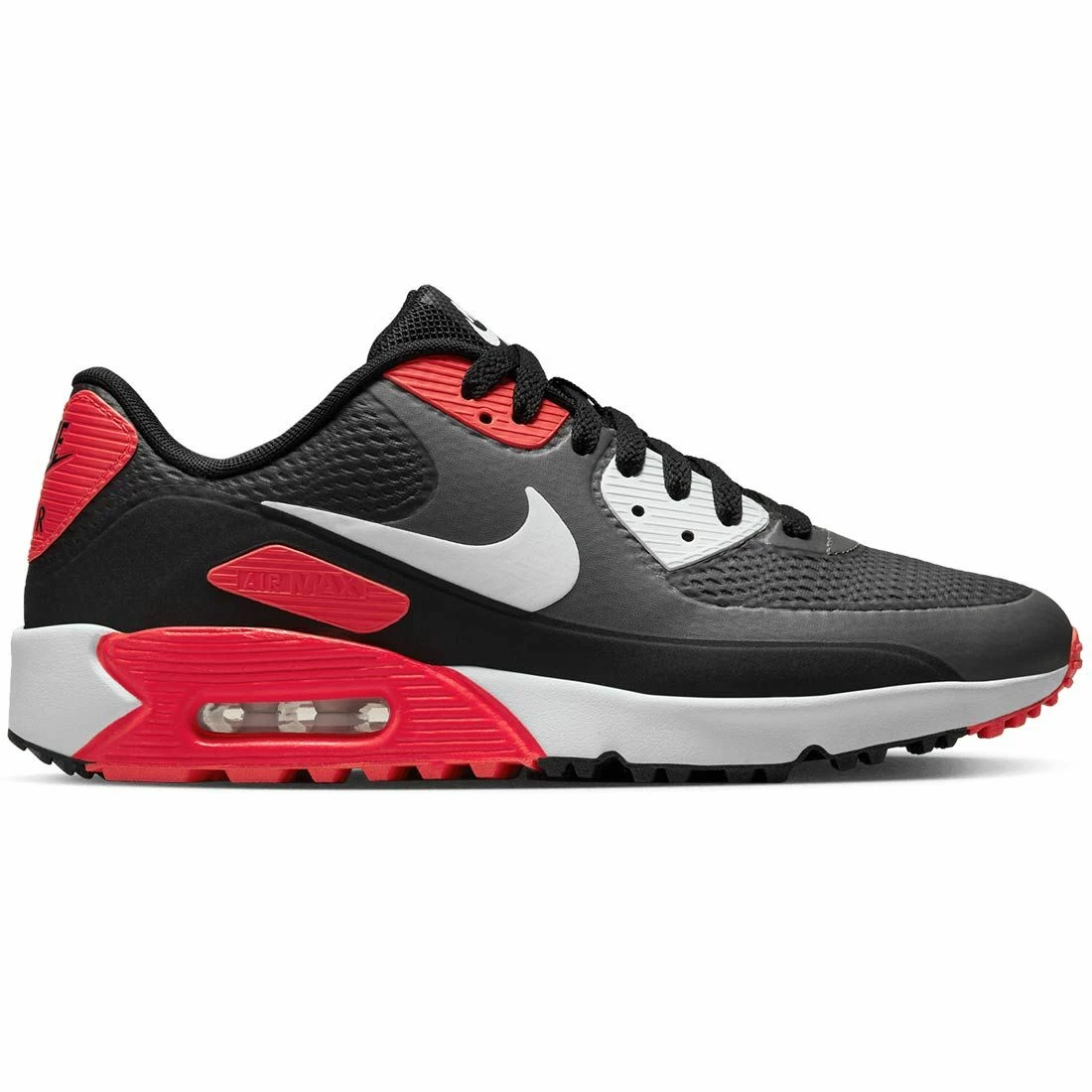 Nike Air Max 90 G Golf Shoes Iron Grey/White/Black/Infared 1 Nike Air Max 90 G Golf Shoes Iron Grey/White/Black/Infared