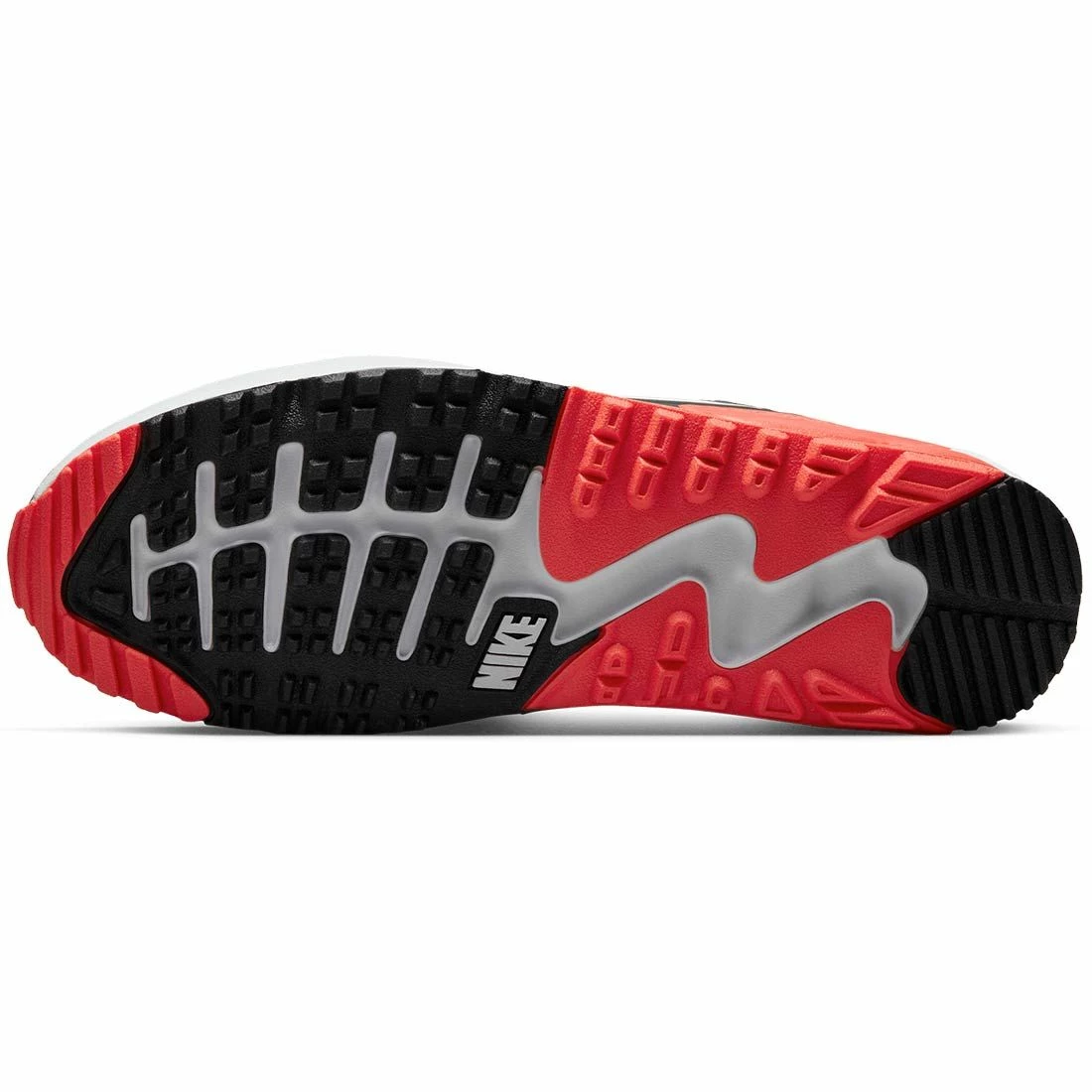 Nike Air Max 90 G Golf Shoes Iron Grey/White/Black/Infared 2 Nike Air Max 90 G Golf Shoes Iron Grey/White/Black/Infared - Image 2