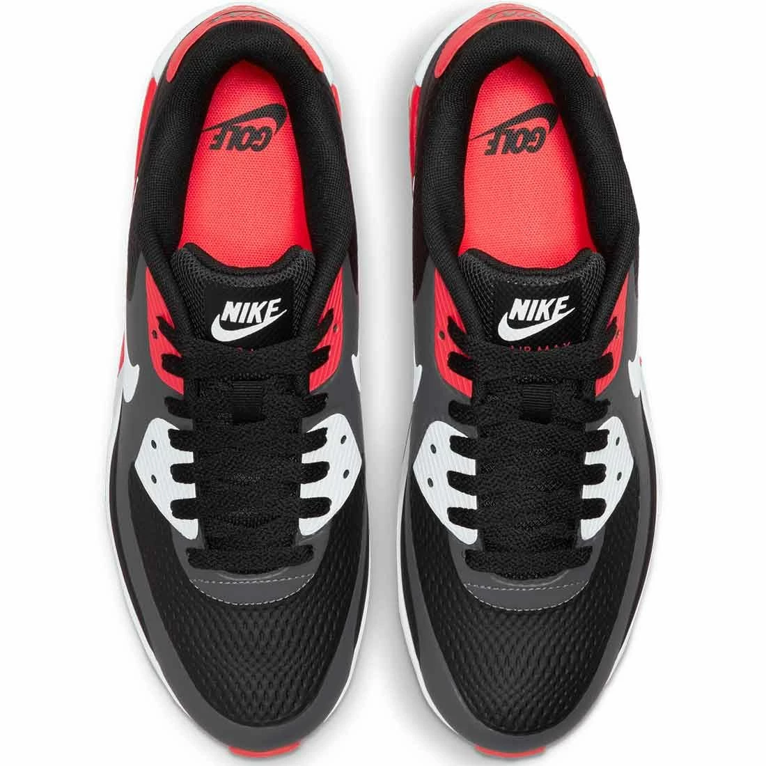 Nike Air Max 90 G Golf Shoes Iron Grey/White/Black/Infared 4 Nike Air Max 90 G Golf Shoes Iron Grey/White/Black/Infared - Image 4