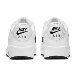 Nike Air Max 90 G Golf Shoes White/Black 9 Nike Air Max 90 G Golf Shoes White/Black -Cheap Golf Apparel Store nike air max 90 g golf shoes white black heel itempicture