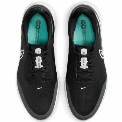 Nike Air Zoom Infinity Tour NEXT% Golf Shoes Black/White/Iron Grey -Cheap Golf Apparel Store nike air zoom infinity tour next golf shoes black white iron grey top itempicture