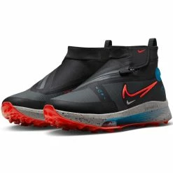 Nike Air Zoom Infinity Tour 2 Shield Golf Shoes Anthracite/Bright Crimson -Cheap Golf Apparel Store nike az infinity tour 2 shield golf shoes anthracite pair itempicture