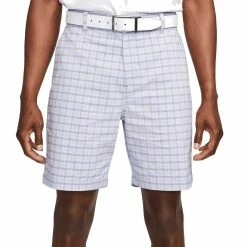 Nike Dri-FIT Chino Plaid Shorts -Cheap Golf Apparel Store nike dri fit chino plaid shorts barely grape front itempicture