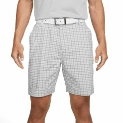Nike Dri-FIT Chino Plaid Shorts -Cheap Golf Apparel Store nike dri fit chino plaid shorts light smoke grey itempicture