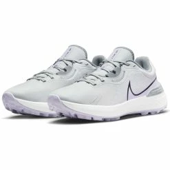 Nike Infinity Pro 2 Golf Shoes Photon Dust/Black/Violet Frost -Cheap Golf Apparel Store nike infinity pro 2 golf shoes photon dust black violet frost pair itempicture