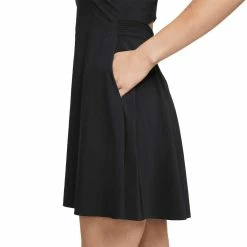Nike Women's Dri-FIT Advantage Club Sleeveless Dress -Cheap Golf Apparel Store nike womens dri fit advantage club sleeveless dress black detail2 itempicture