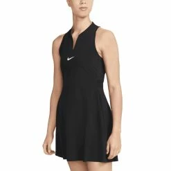 Nike Women's Dri-FIT Advantage Club Sleeveless Dress -Cheap Golf Apparel Store nike womens dri fit advantage club sleeveless dress black front itempicture