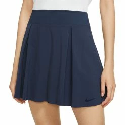 Nike Women's Dri-FIT Long Golf Skort 9 Nike Women's Dri-FIT Long Golf Skort -Cheap Golf Apparel Store nike womens dri fit long golf skort obsidian front itempicture