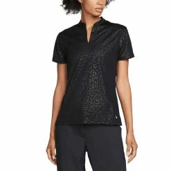 Nike Women's Dri-FIT Victory Embossed Polo 9 Nike Women's Dri-FIT Victory Embossed Polo -Cheap Golf Apparel Store nike womens dri fit victory embossed polo black itempicture