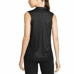 Nike Women's Dri-FIT Victory Embossed Sleeveless Polo 10 Nike Women's Dri-FIT Victory Embossed Sleeveless Polo -Cheap Golf Apparel Store nike womens dri fit victory embossed sleeveless polo black back itempicture