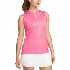 Nike Women's Dri-FIT Victory Embossed Sleeveless Polo 8 Nike Women's Dri-FIT Victory Embossed Sleeveless Polo -Cheap Golf Apparel Store nike womens dri fit victory embossed sleeveless polo pinksicle itempicture