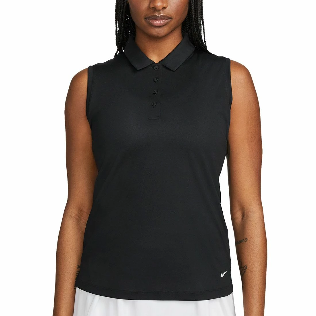 Nike Women's Dri-FIT Victory Sleeveless Polo 3 Nike Women's Dri-FIT Victory Sleeveless Polo - Image 3