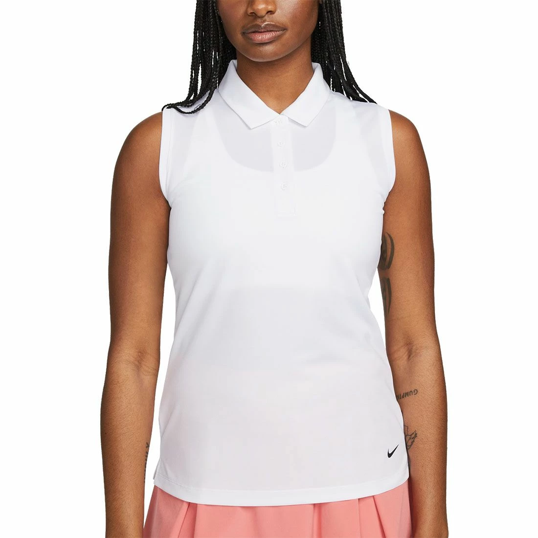 Nike Women's Dri-FIT Victory Sleeveless Polo 2 Nike Women's Dri-FIT Victory Sleeveless Polo - Image 2