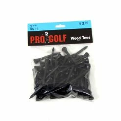Pro Golf Discount Pro Golf 2 1/8 Inch Wood Tees -Cheap Golf Apparel Store pro golf 2 1 8 inch wood tees black itempicture