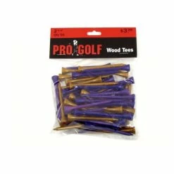 Pro Golf Discount Pro Golf 2 3/4 Inch Wood Tees -Cheap Golf Apparel Store pro golf 2 3 4 inch wood tees 2 75 inch purple metallic brown 50 pack itempicture copy