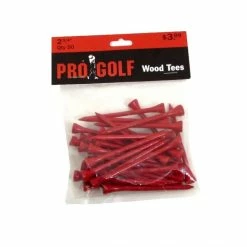Pro Golf Discount Pro Golf 2 3/4 Inch Wood Tees -Cheap Golf Apparel Store pro golf 2 3 4 inch wood tees 2 75 inch red 50 pack itempicture