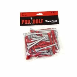 Pro Golf Discount Pro Golf 2 3/4 Inch Wood Tees -Cheap Golf Apparel Store pro golf 2 3 4 inch wood tees 2 75 inch red silver 50 pack itempicture