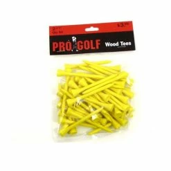 Pro Golf Discount Pro Golf 2 3/4 Inch Wood Tees -Cheap Golf Apparel Store pro golf 2 3 4 inch wood tees 2 75 inch yellow 50 pack itempicture