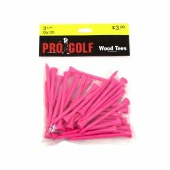 Pro Golf Discount Pro Golf 3 1/4 Inch Wood Tees -Cheap Golf Apparel Store pro golf 3 1 4 inch wood tees 3 25 inch neon pink 35 pack itempicture