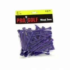 Pro Golf Discount Pro Golf 3 1/4 Inch Wood Tees -Cheap Golf Apparel Store pro golf 3 1 4 inch wood tees 3 25 inch purple 35 pack itempicture