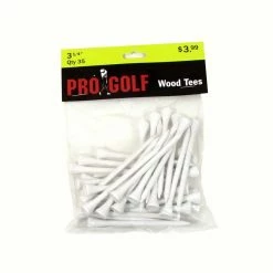 Pro Golf Discount Pro Golf 3 1/4 Inch Wood Tees -Cheap Golf Apparel Store pro golf 3 1 4 inch wood tees 3 25 inch white 35 pack itempicture
