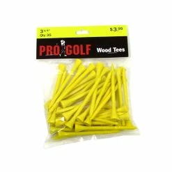 Pro Golf Discount Pro Golf 3 1/4 Inch Wood Tees -Cheap Golf Apparel Store pro golf 3 1 4 inch wood tees 3 25 inch yellow 35 pack true itempicture