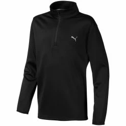 Puma Boys Quarter Zip Pullover 5 Puma Boys Quarter Zip Pullover -Cheap Golf Apparel Store puma 2021 boys quarter zip pullover black itempicture