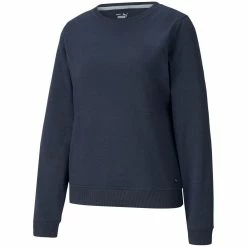 Puma Women's Cloudspun Crewneck -Cheap Golf Apparel Store puma 2021 womens cloudspun crewneck navy blazer itempicture