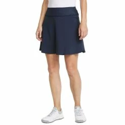 Puma Women's PWRSHAPE Solid Skort -Cheap Golf Apparel Store puma 2022 womens pwrshape solid skort model navy blazer itempicture