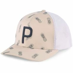 Puma Pineapples Trucker P Hat 6 Puma Pineapples Trucker P Hat -Cheap Golf Apparel Store puma 2023 pineapples trucker p hat white pepper itempicture