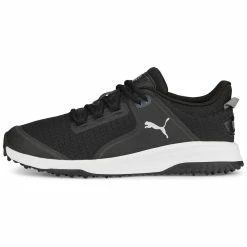 Puma Fusion Grip Golf Shoes Black/Silver/Quiet Shade
