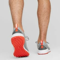 Puma Fusion Pro Golf Shoes Quarry/Silver/Red Blast 13 Puma Fusion Pro Golf Shoes Quarry/Silver/Red Blast -Cheap Golf Apparel Store puma fusion pro golf shoes quarry silver red blast 377041 01 mod2 itempicture