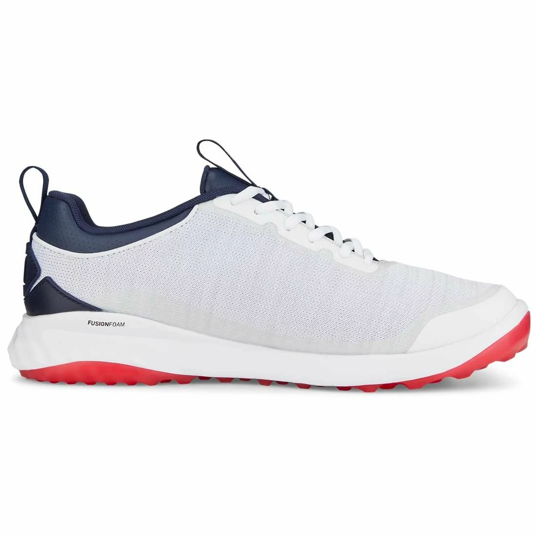 Puma Fusion Pro Golf Shoes White/Navy/For All Time Red 5 Puma Fusion Pro Golf Shoes White/Navy/For All Time Red - Image 5