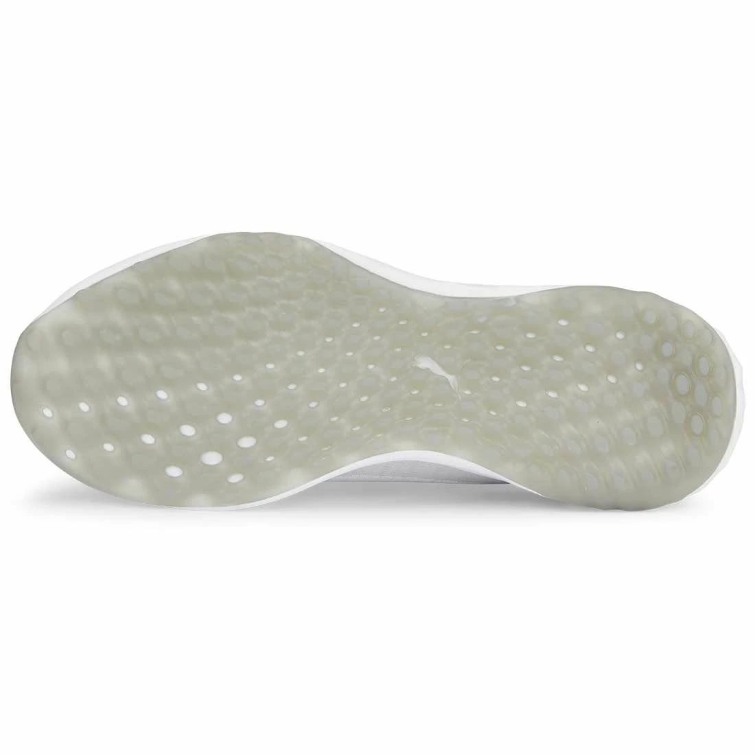 Puma Fusion Pro Golf Shoes White/Silver/High Rise 2 Puma Fusion Pro Golf Shoes White/Silver/High Rise - Image 2