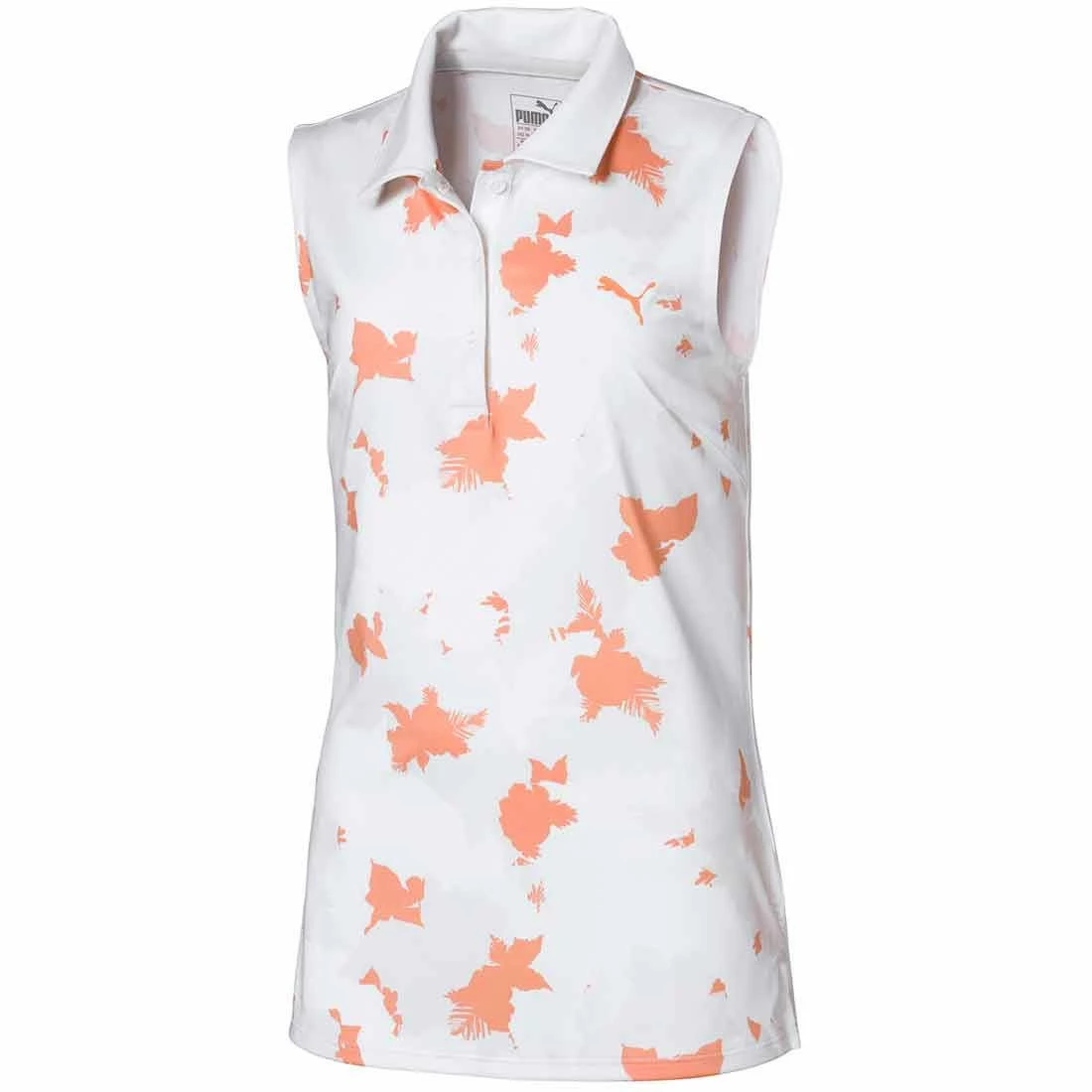Puma Girls Floral Sleeveless Polo 2 Puma Girls Floral Sleeveless Polo - Image 2