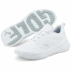 Puma GS-Fast Golf Shoes White/White 10 Puma GS-Fast Golf Shoes White/White -Cheap Golf Apparel Store puma gs fast golf shoes white white 376357 05 pair itempicture