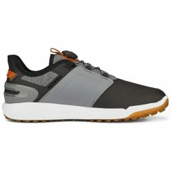 Puma Ignite Elevate Disc Golf Shoes Black/Quiet Shade/Gum -Cheap Golf Apparel Store puma ignite elevate disc golf black quiet shade gum 376080 07 profile2 itempicture