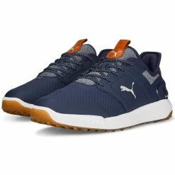 Puma Ignite Elevate Golf Shoes Navy/Silver -Cheap Golf Apparel Store puma ignite elevate golf shoes navy silver 376077 05 pair itempicture