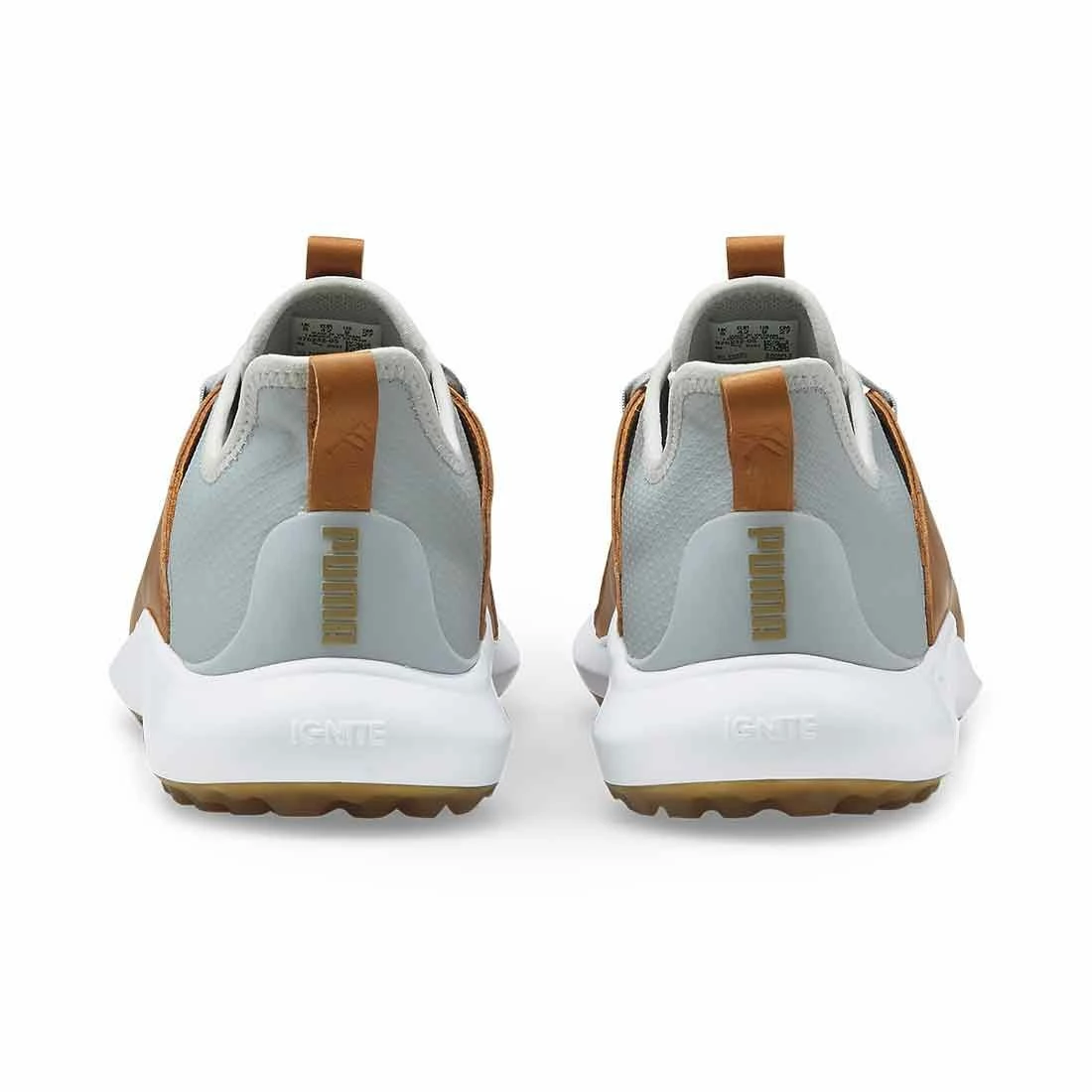 Puma Ignite Fasten8 Crafted Golf Shoes High Rise/Gold/Leather Brown 5 Puma Ignite Fasten8 Crafted Golf Shoes High Rise/Gold/Leather Brown - Image 5