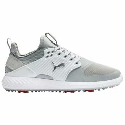 Puma Ignite PWRADAPT Caged Golf Shoes Grey Violet/Silver