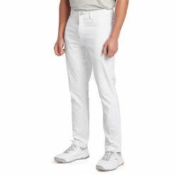 Puma Jackpot 5 Pocket Pants 12 Puma Jackpot 5 Pocket Pants -Cheap Golf Apparel Store puma jackpot 5 pocket pants white front model itempicture