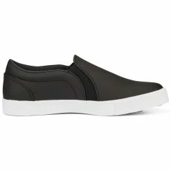 Puma Women's Tustin Fusion Slip-On Golf Shoes Black/Quiet Shade -Cheap Golf Apparel Store puma womens laguna tustin slipon black quiet shade 376783 02 profile2 itempicture