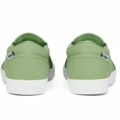 Puma Women's Tustin Fusion Slip-On Golf Shoes Dusty Green/White -Cheap Golf Apparel Store puma womens laguna tustin slipon sunset pink white 376783 04 heel itempicture