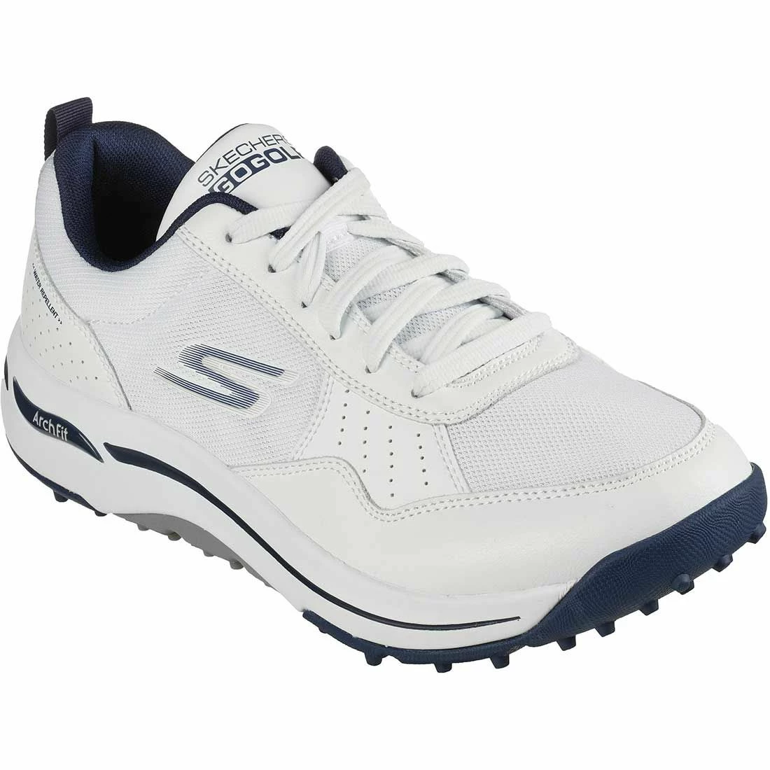 Skechers GO GOLF Arch Fit Line Up Golf Shoes White/Navy 3 Skechers GO GOLF Arch Fit Line Up Golf Shoes White/Navy - Image 3