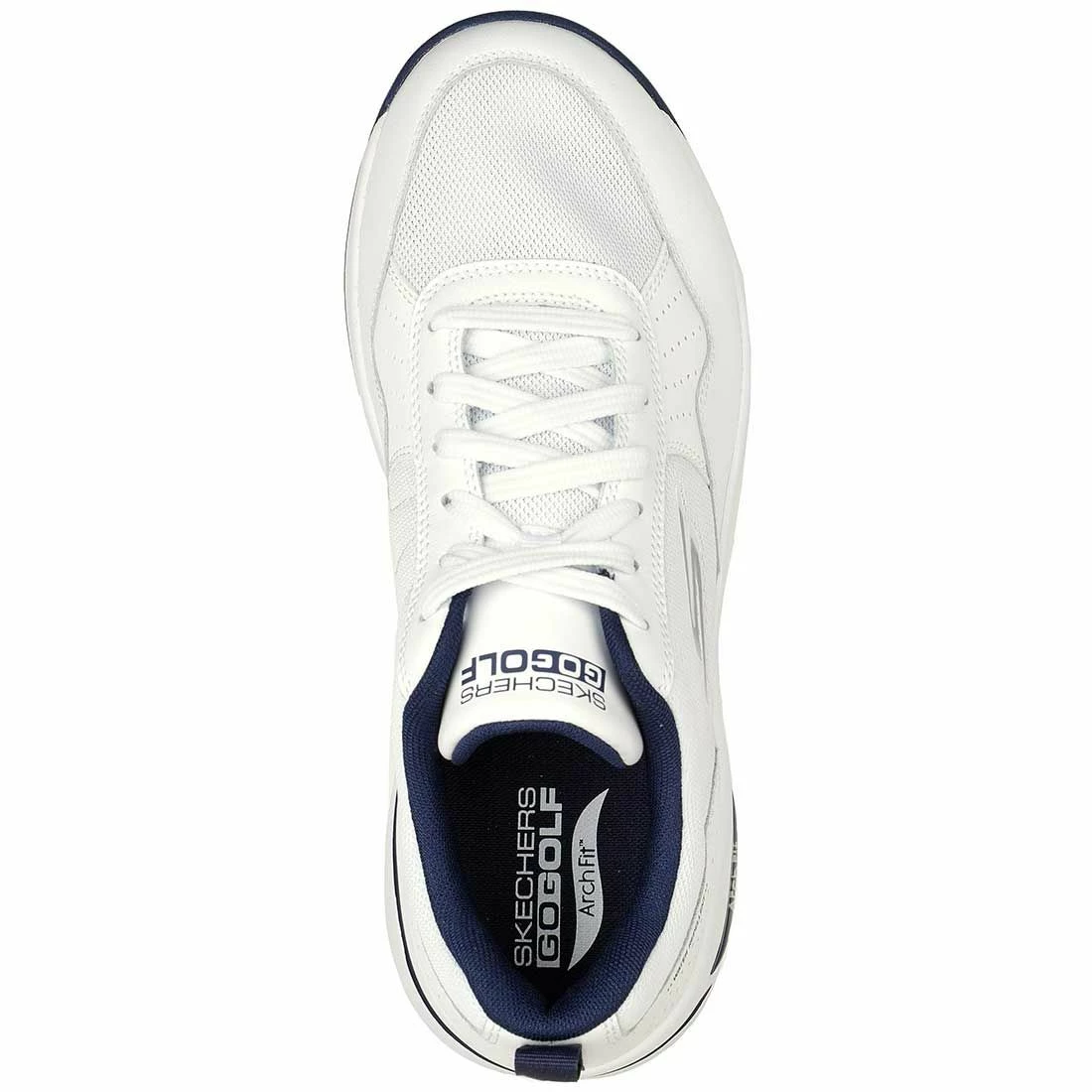 Skechers GO GOLF Arch Fit Line Up Golf Shoes White/Navy 4 Skechers GO GOLF Arch Fit Line Up Golf Shoes White/Navy - Image 4