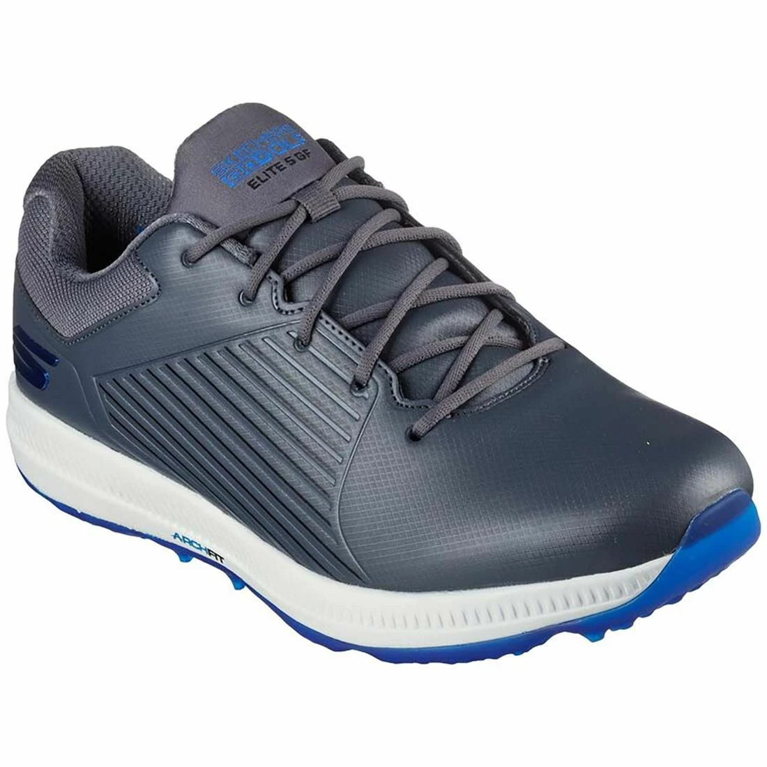 Skechers GO GOLF Elite 5 GF Golf Shoes Grey/Blue 3 Skechers GO GOLF Elite 5 GF Golf Shoes Grey/Blue - Image 3