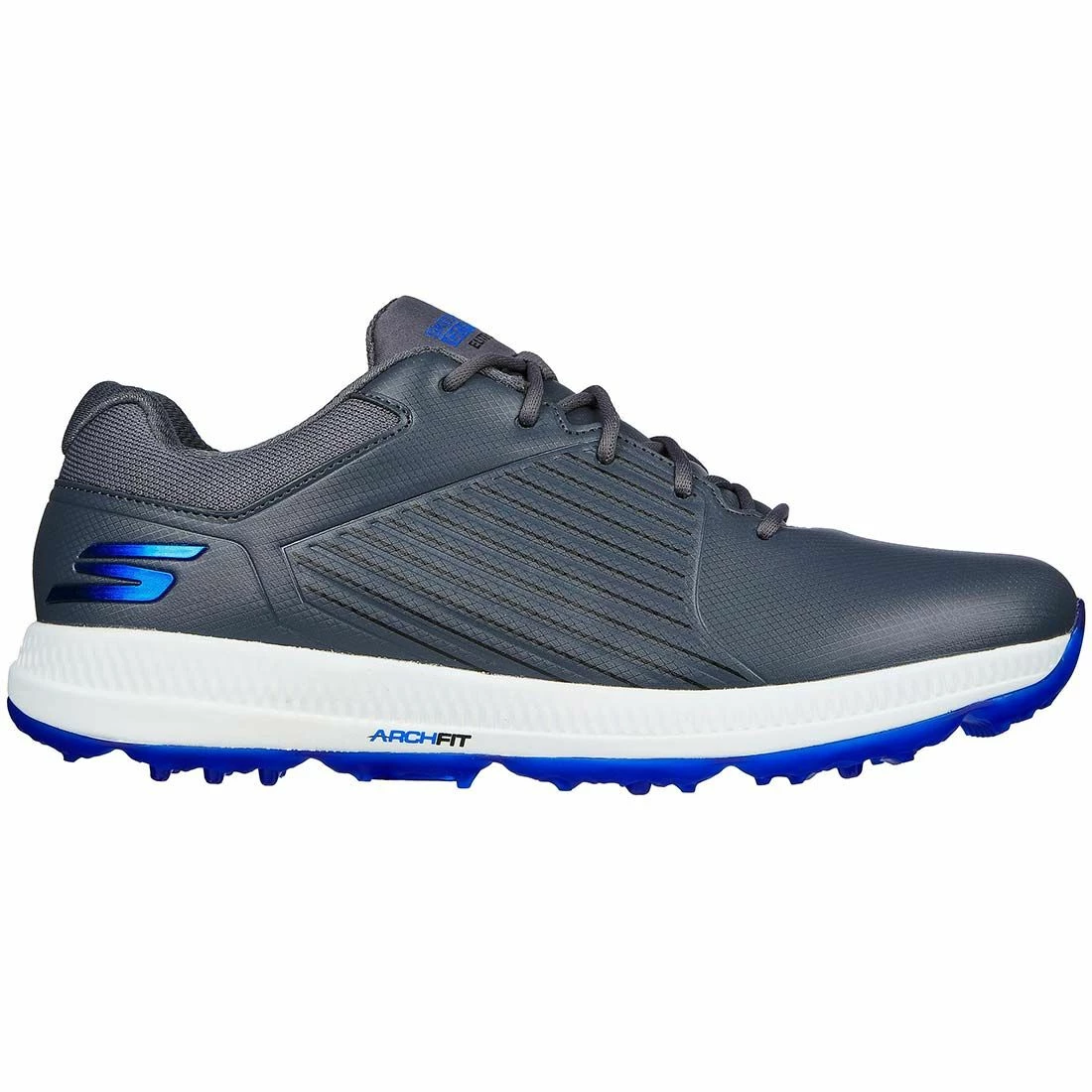 Skechers GO GOLF Elite 5 GF Golf Shoes Grey/Blue 1 Skechers GO GOLF Elite 5 GF Golf Shoes Grey/Blue