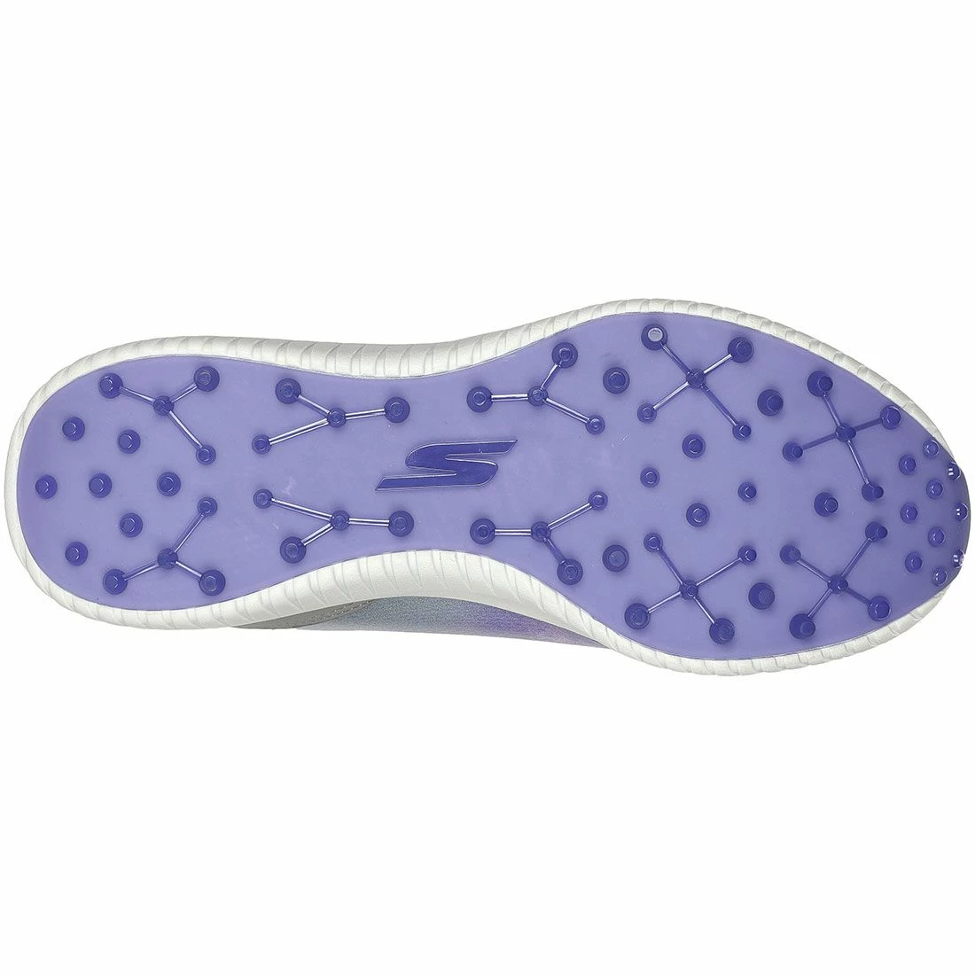 Skechers Women's Arch Fit GO GOLF Max 2 Splash Golf Shoes Grey/Purple 2 Skechers Women's Arch Fit GO GOLF Max 2 Splash Golf Shoes Grey/Purple - Image 2