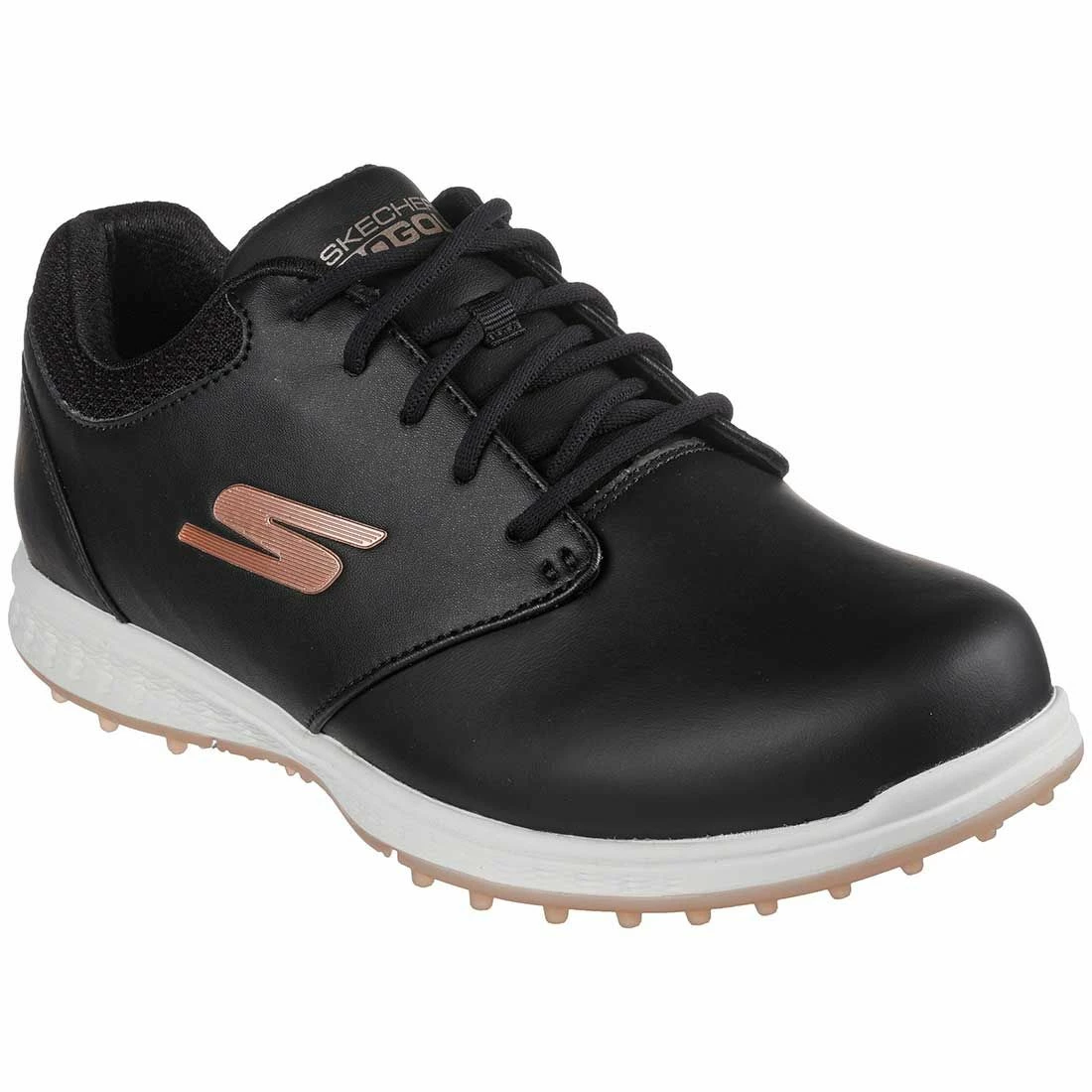 Skechers Women's GO GOLF Bold Golf Shoes Black/Rose Gold 3 Skechers Women's GO GOLF Bold Golf Shoes Black/Rose Gold - Image 3